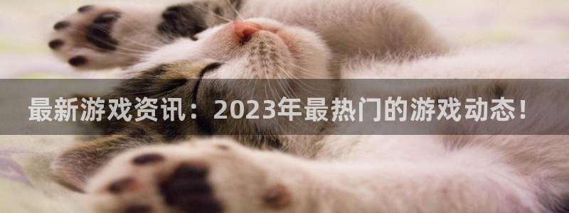 极悦娱乐游戏：最新游戏资讯：2023年最热门的游戏动态！