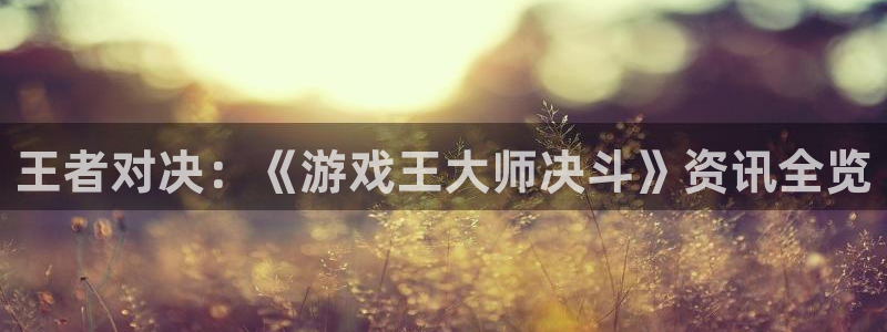 极悦娱乐平台登录线路：王者对决：《游戏王大师决斗》资讯全览